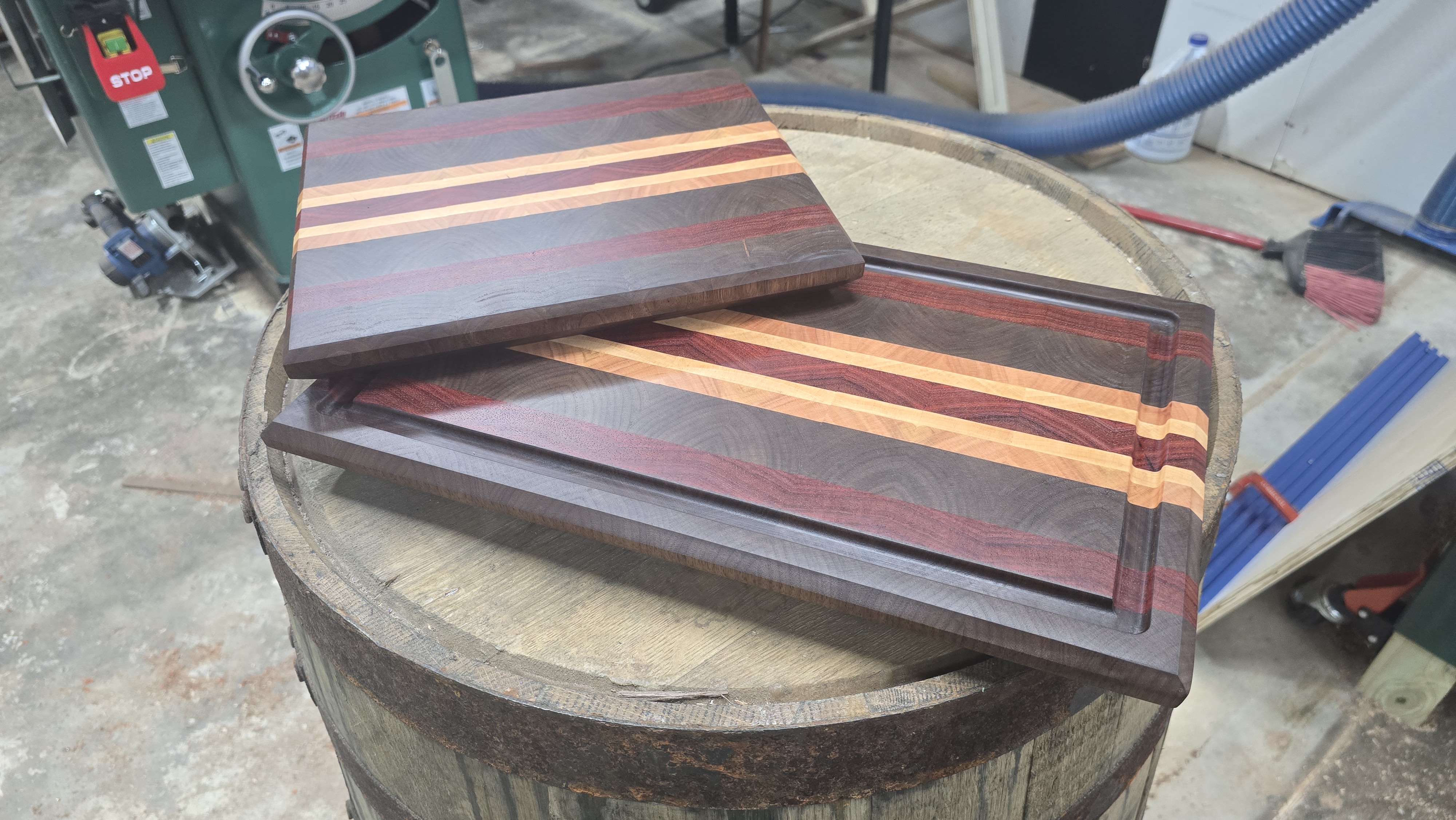 Multi stripe board pattern - view 1