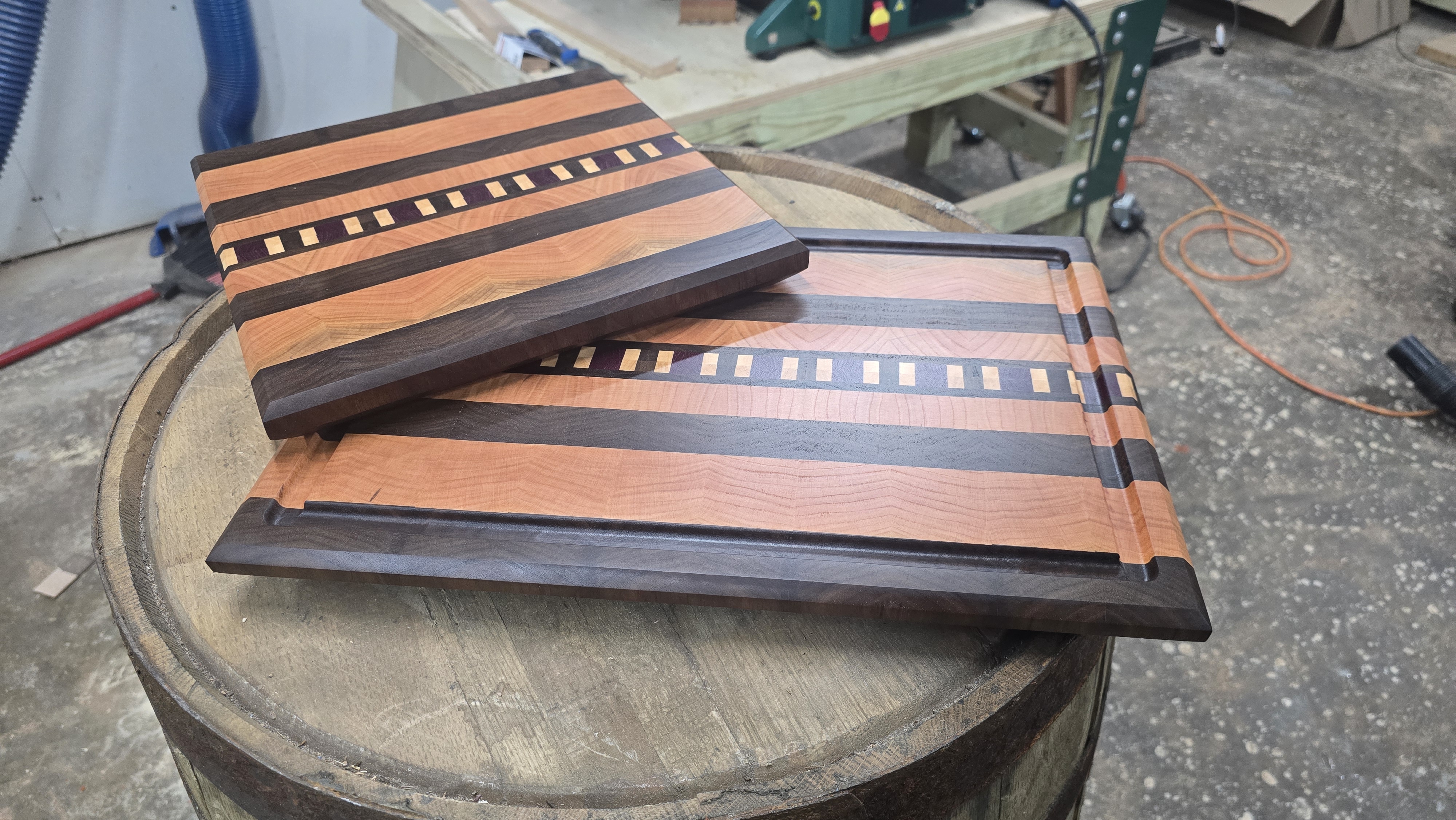Multi stripe board pattern - view 2