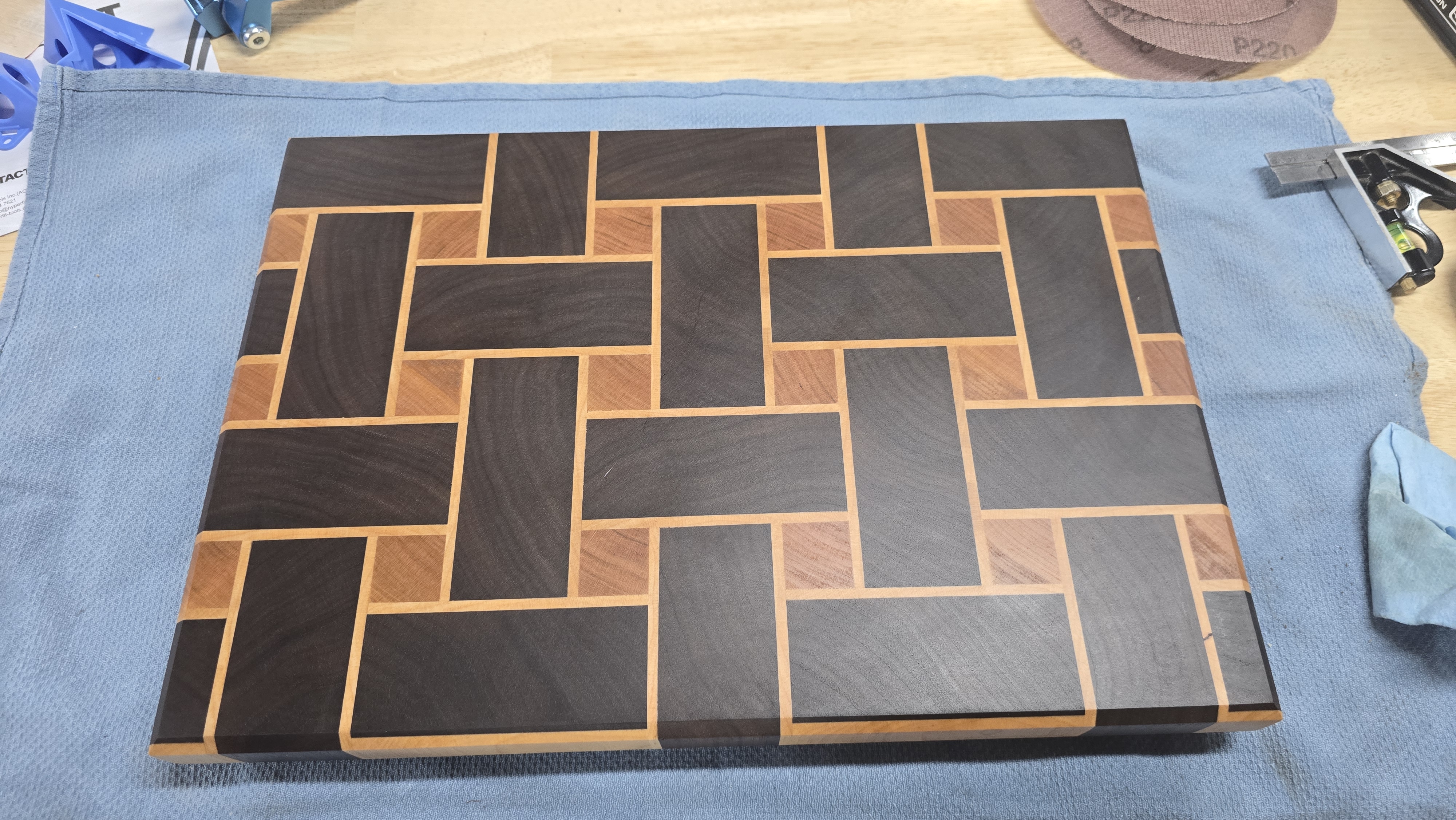 Large Weave End Grain Board
