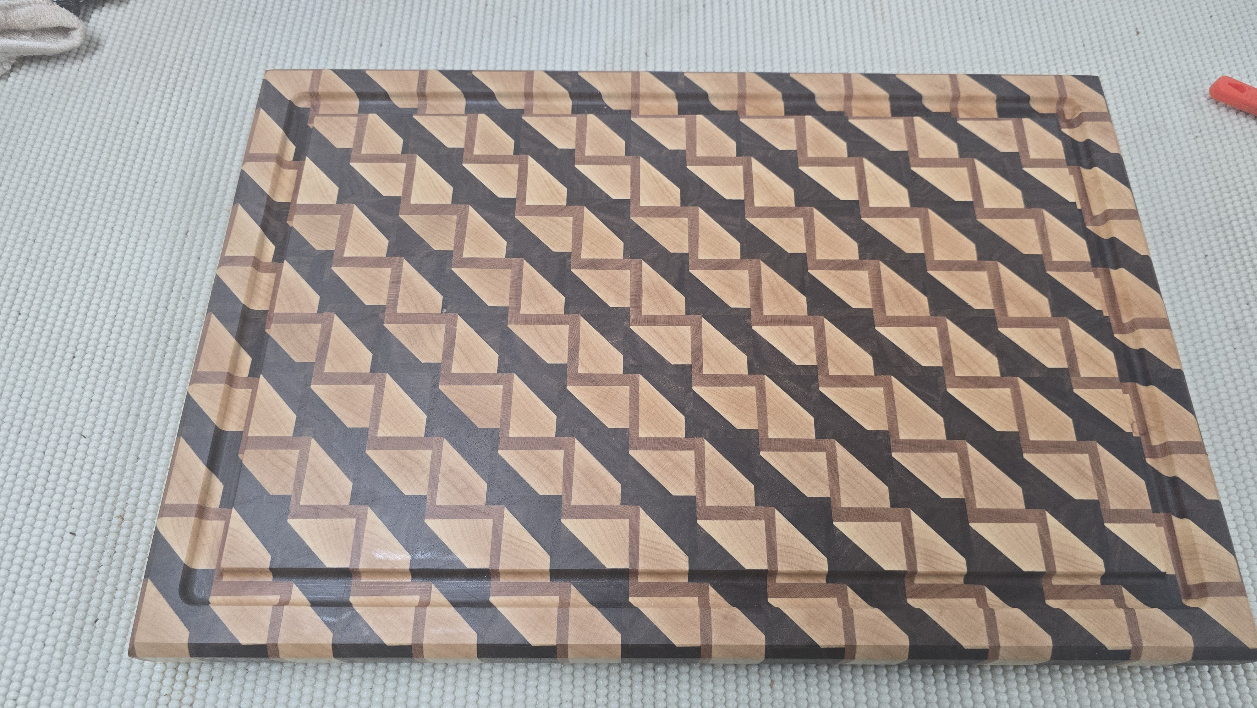 3D Zig Zag End Grain Board